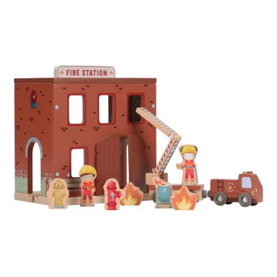 Little Dutch Hasičská stanice dřevěná - obrázek