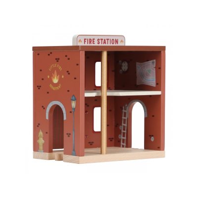 Little Dutch Hasičská stanice dřevěná - obrázek