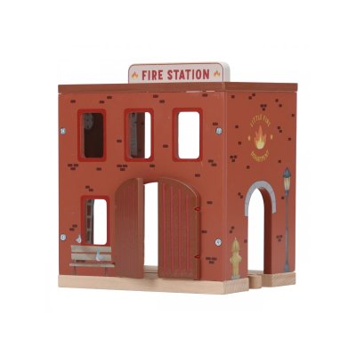Little Dutch Hasičská stanice dřevěná - obrázek