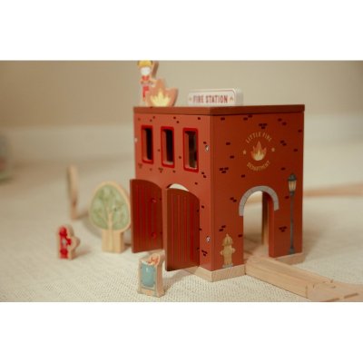 Little Dutch Hasičská stanice dřevěná - obrázek