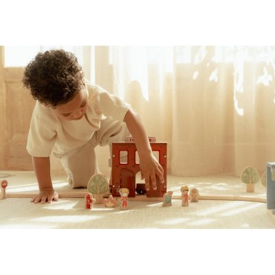 Little Dutch Hasičská stanice dřevěná - obrázek