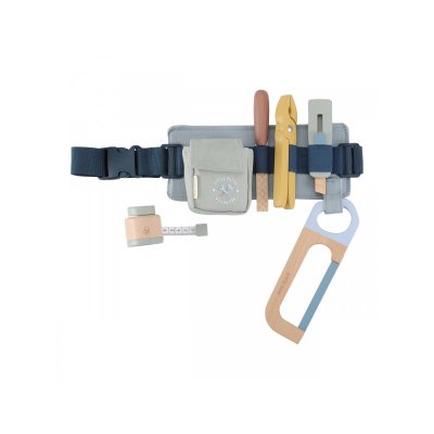 Little Dutch Pásek s dřevěným nářadím - Blue