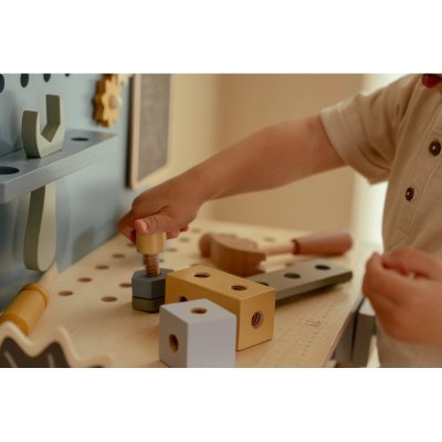 Little Dutch Ponk dřevěný - Blue - obrázek