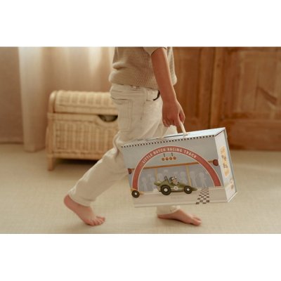 Little Dutch Závodní dráha s doplňky v kufříku - obrázek