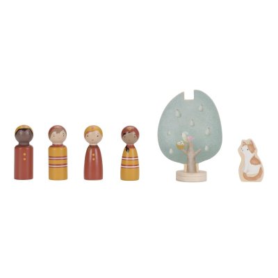 Little Dutch Hasičský náklaďák dřevěný - obrázek