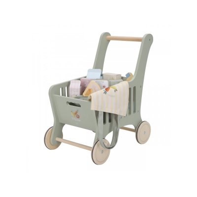 Little Dutch Nákupní vozík s doplňky dřevěný - obrázek