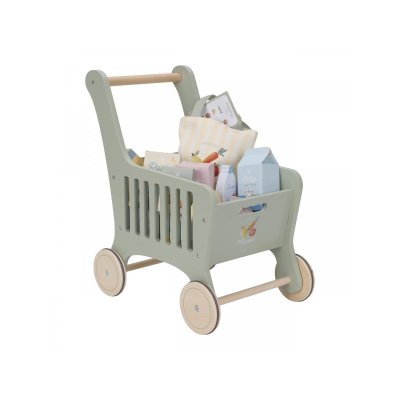 Little Dutch Nákupní vozík s doplňky dřevěný - obrázek