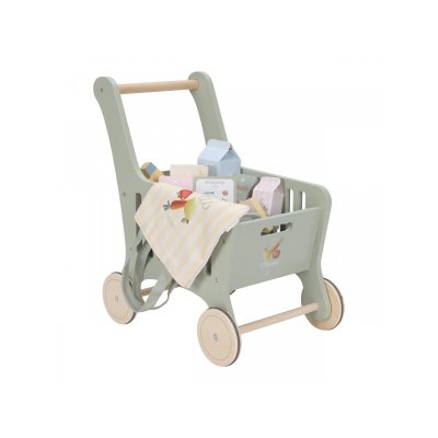 Little Dutch Nákupní vozík s doplňky dřevěný - obrázek