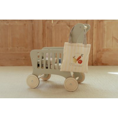 Little Dutch Nákupní vozík s doplňky dřevěný - obrázek
