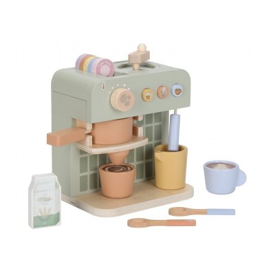 Little Dutch Kávovar na kapsle dřevěný - obrázek