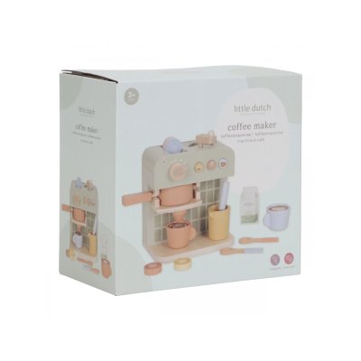 Little Dutch Kávovar na kapsle dřevěný - obrázek