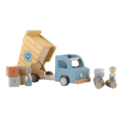 Little Dutch Náklaďák se sklápěčkou dřevěný - obrázek