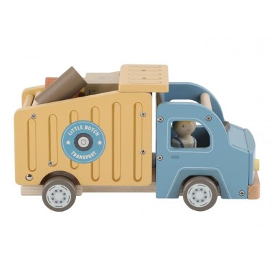 Little Dutch Náklaďák se sklápěčkou dřevěný