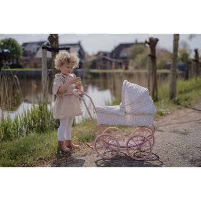 Little Dutch Kočárek pro panenky - Soft Flowers - obrázek