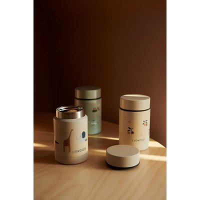 Liewood Nadja termoska na jídlo - Vehicles/Dove Blue Mix New - obrázek