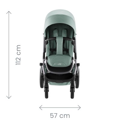 Britax Römer Smile 5Z Sportovní kočárek Style - Carbon Black - obrázek