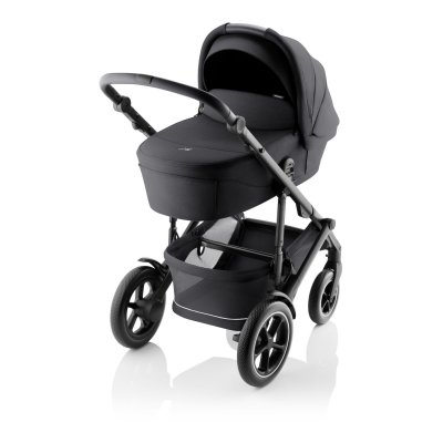Britax Römer Smile 5Z Set Kompletní kočárek Style + Autosedačka + Základna - Carbon Black - obrázek