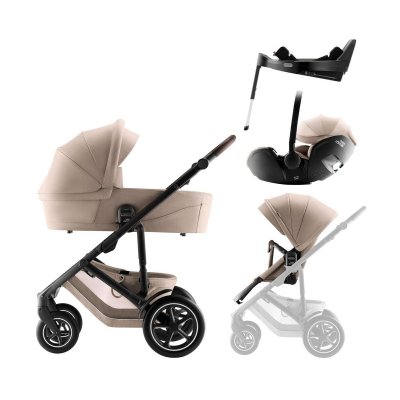 Britax Römer Smile 5Z Set Kompletní kočárek Style + Autosedačka + Základna - Teak