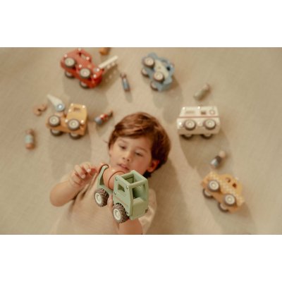 Little Dutch Náklaďák s míchačkou dřevěný - obrázek