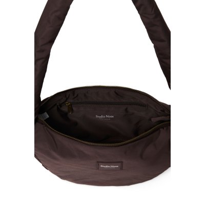 Studio Noos Crossbody taška Mini Puffy - Brown - obrázek
