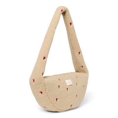 Studio Noos Crossbody taška Mini Teddy - Ecru Hearts - obrázek