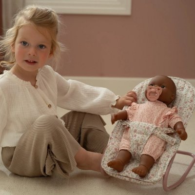 Little Dutch Houpací lehátko pro panenky - Soft Flowers