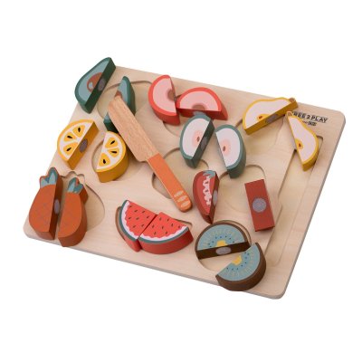 FreeOn Free2Play Dřevěný set - Krájej ovoce! - obrázek