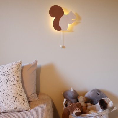 Oh, Poppy! Nástěnné světlo - Tore the Squirrel