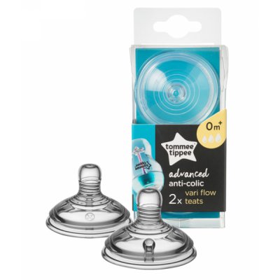 Tommee Tippee náhradní savička Advanced Anti-Colic - Variabilní průtok 0+, 2 ks