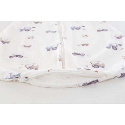 Träumeland Letní spací pytel Liebmich - Little Farm Blau, 70 cm - obrázek