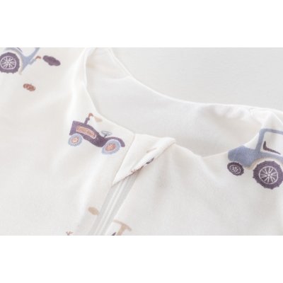 Träumeland Letní spací pytel Liebmich - Little Farm Blau, 110 cm - obrázek