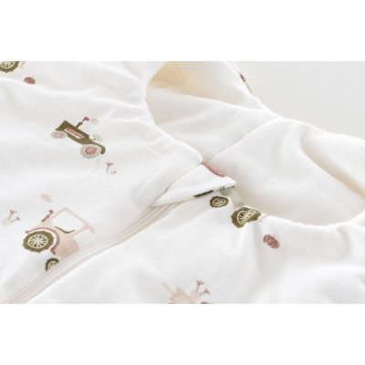 Träumeland Spací pytel „to Go“ Tog 1,5 - Little Farm Grün,  110 cm - obrázek