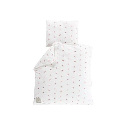 Träumeland Povlečení do kolébky Jersey 80/80 + 35/40 - Flora
