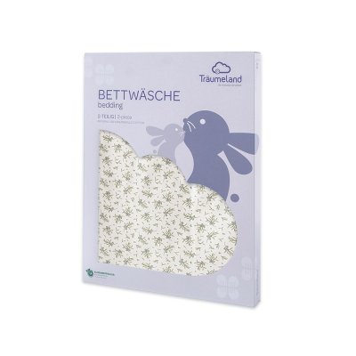 Träumeland Povlečení Jersey 100/135 + 40/60 - Olive - obrázek