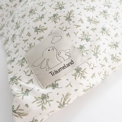 Träumeland Povlečení do kolébky Jersey 80/80 + 35/40 - Olive - obrázek