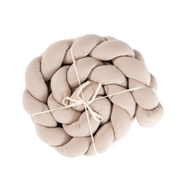 Träumeland Copánkový mantinel Signature - Taupe, 180 cm - obrázek