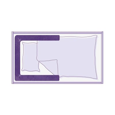 Träumeland Copánkový mantinel Signature - Taupe & Mint, 180 cm - obrázek