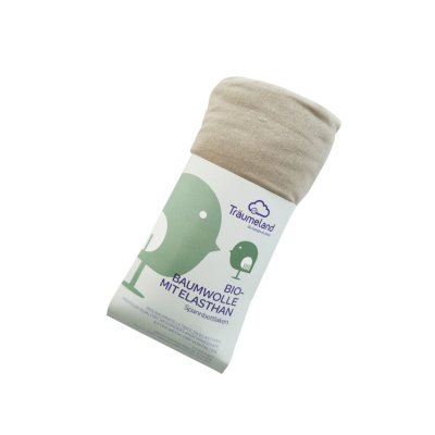 Träumeland Prostěradlo Bio-Bavlna s elastanem 40 x 90 - Taupe