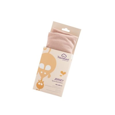 Träumeland Prostěradlo jersey 40 x 90 cm - Rose Smoke