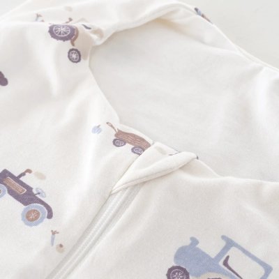 Träumeland Lehký spací pytel „to Go“ - Little Farm Blau, 74 cm - obrázek