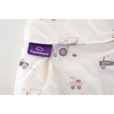 Träumeland Spací pytel Liebmich 3dílný set - Little Farm Blau, vel. 56/62 - obrázek