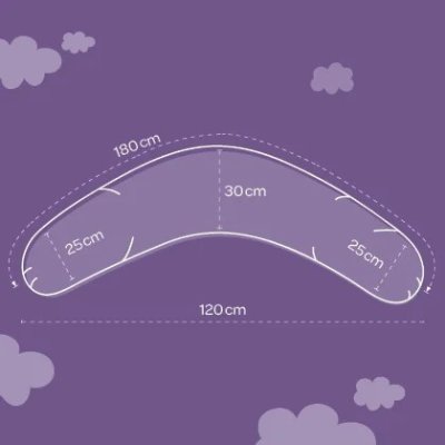 Träumeland Kojící polštář elastický - Little Farm Blau - obrázek