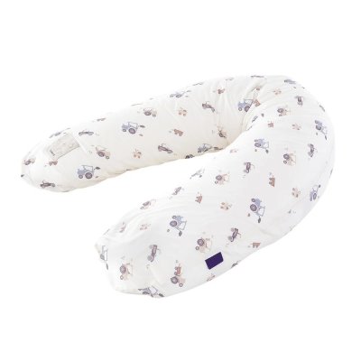 Träumeland Povlak na elastický kojící polštář - Little Farm Blau