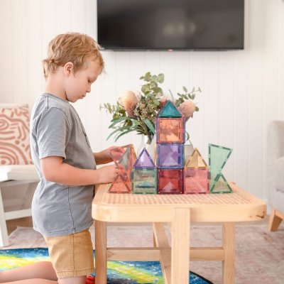 Connetix Magnetická stavebnice - Pastel Starter Pack, 64 ks - obrázek