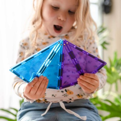 Connetix Magnetická stavebnice - Rainbow Geometry Pack, 30 ks - obrázek