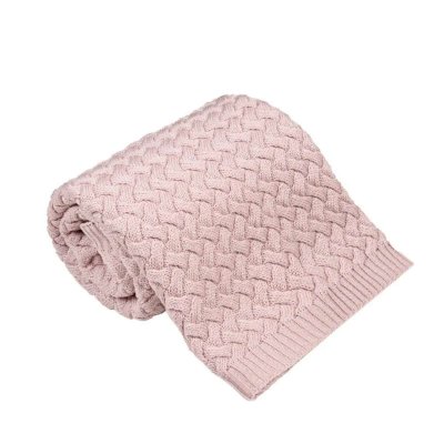 Nanna Merino deka Fluffy - Powder Pink - obrázek