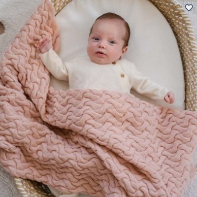 Nanna Merino deka Fluffy - Powder Pink