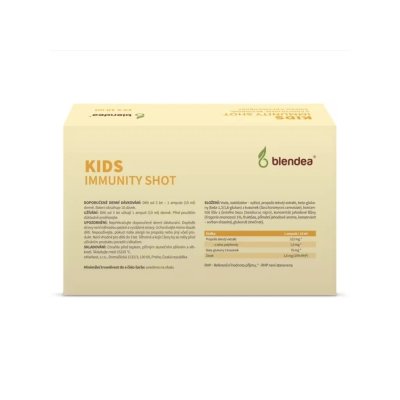 Blendea Immunity Shot pro děti s propolisem a beta-glukany, 10 ml - obrázek