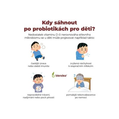 Blendea Probiotika pro děti s vitamínem D3, 10 ml - obrázek