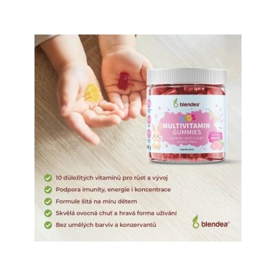 Blendea Multivitamin Gummies pro děti, 60 ks - obrázek